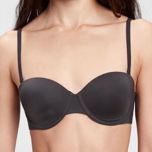 GAP Gray Strapless Bra